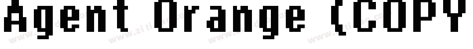 Agent Orange (COPY 3)字体转换